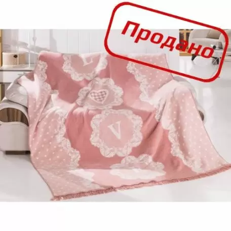 Плед хлопковый Merinos “Amour” евро Плед хлопковый Merinos “Amour” евро