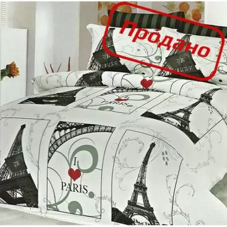 Комплект постельного белья Le vele №032 Eifel Евро Комплект постельного белья Le vele №032 Eifel Евро