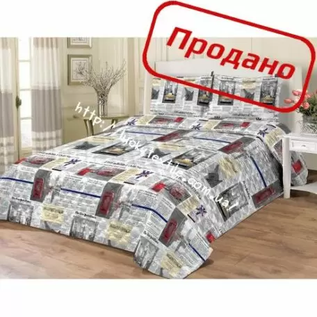 Покрывало  Zastelli “Newspaper”