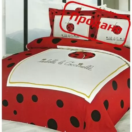 Комплект постельного белья Le vele №021 Lady bug полуторный Комплект постельного белья Le vele №021 Lady bug полуторный