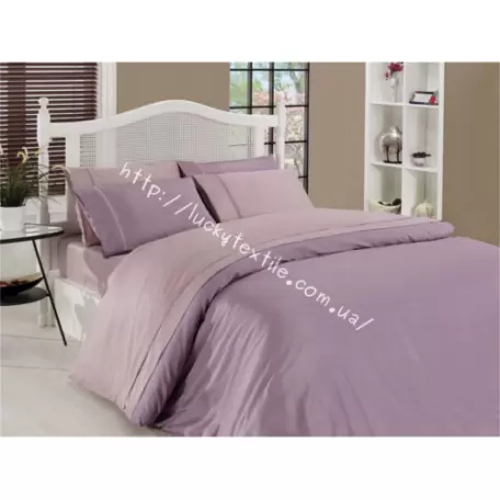 Комплект постельного белья First choice S-67 Matgulkurusu pudra Евро