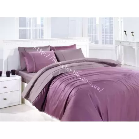 Комплект постельного белья First choice Lila Leylak S-044 Евро Комплект постельного белья First choice Lila Leylak S-044 Евро