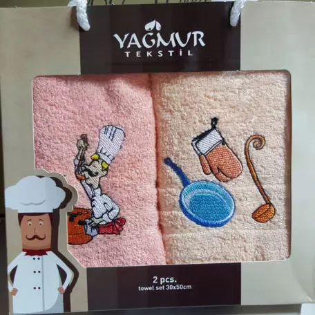 Набор махровых кухонных полотенец Yagmur 6 Набор махровых кухонных полотенец Yagmur 6