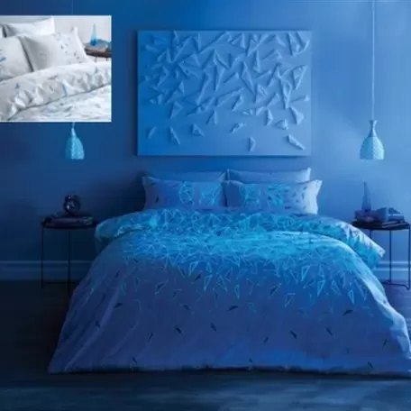 Комплект постельного белья ТАС “Glow Crystal”  евро светящееся
