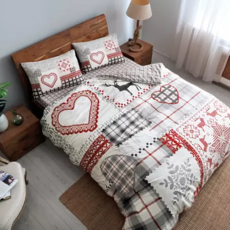 Комплект постельного белья ТАС flannel “Savina” евро Комплект постельного белья ТАС flannel “Savina” евро