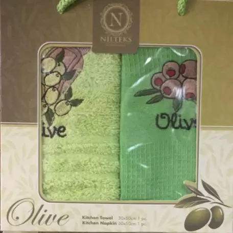 Набор кухонных полотенец Nilteks 24 (2шт) 30×50 cm Набор кухонных полотенец Nilteks 24 (2шт) 30×50 cm