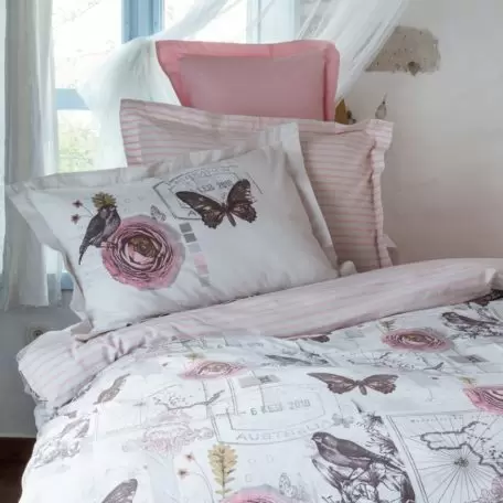 Комплект постельного белья Karaca Home “Birdy” Pudra Комплект постельного белья Karaca Home “Birdy” Pudra