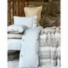 Комплект постельного белья Karaca Home “Woodley” Mavi + пике - Фото 4