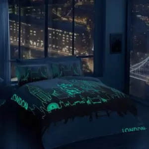 Комплект постельного белья ТАС “London” евро светящееся