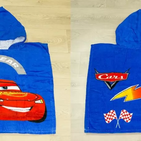 Пончо для пляжа детское “Cars”