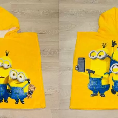 Пончо для пляжа детское “Minions”