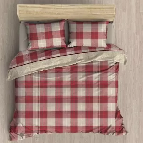 Комплект постельного белья First choice Ekose flannel евро