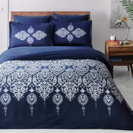 Комплект постельного белья ТАС “Rados” Blue SATEN DELUXE Комплект постельного белья ТАС “Rados” Blue SATEN DELUXE