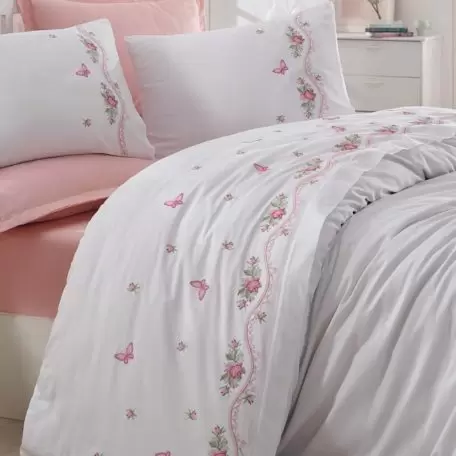 Комплект постельного белья Dantela Vita “Bella” krem евро Комплект постельного белья Dantela Vita “Bella” krem евро