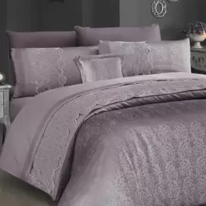 Комплект постельного белья First Choice V.I.P Moonlight Satin “Hillary Leylak”