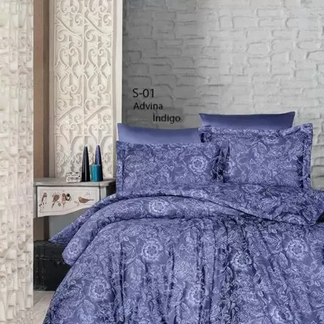 Комплект постельного белья First Choice “Advina” Indigo Комплект постельного белья First Choice “Advina” Indigo