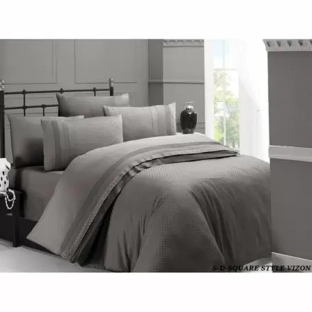 Комплект постельного белья First choice “Square Style” Vizon