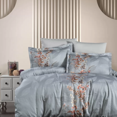 Комплект постельного белья  FirstChoice Satin “Albert Grey”