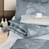 Комплект постельного белья FirstChoice Satin “Sofira Indigo” - Фото 2