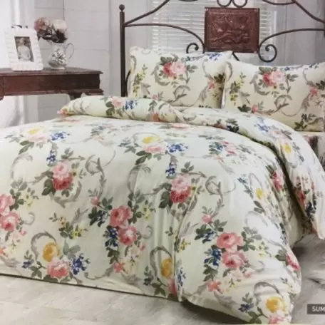 Комплект постельного белья  Le vele flanel “Sumatra-Yellow” евро