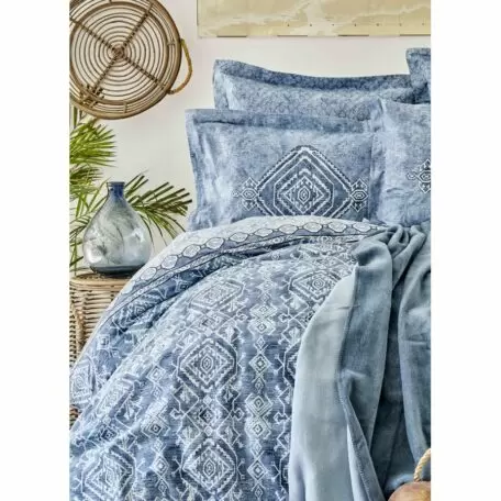 Комплект постельного белья Karaca Home – Lanika mavi Комплект постельного белья Karaca Home – Lanika mavi