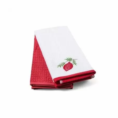 Набор вафельных кухонных полотенец TAC Pomegranate 40x60cm (2 шт.) Набор вафельных кухонных полотенец TAC Pomegranate 40x60cm (2 шт.)