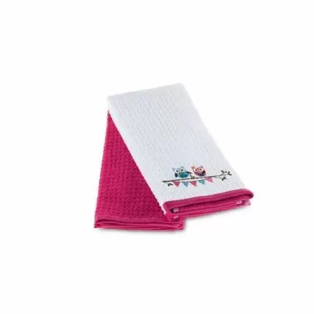 Набор вафельных кухонных полотенец TAC Owls 40x60cm (2 шт.) Набор вафельных кухонных полотенец TAC Owls 40x60cm (2 шт.)