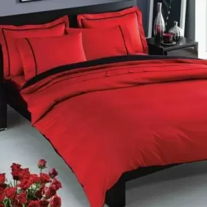 Комплект постельного белья ТАС “Prestige” kirmizi SATEN DELUXE