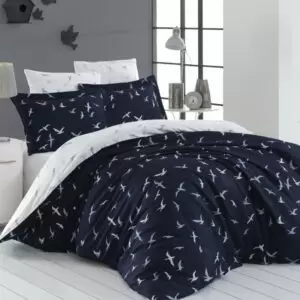 Комплект постельного белья FirstChoice Satin “Liberta Navy Blue”