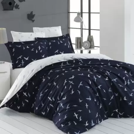 Комплект постельного белья FirstChoice Satin “Liberta Navy Blue” Комплект постельного белья FirstChoice Satin “Liberta Navy Blue”
