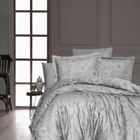 Комплект постельного белья FirstChoice Satin “Advina Grey” Комплект постельного белья FirstChoice Satin “Advina Grey”