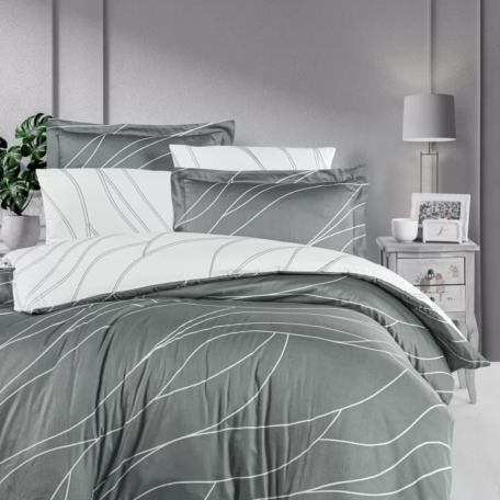 Комплект постельного белья FirstChoice Satin “Mesi Moon Mist”