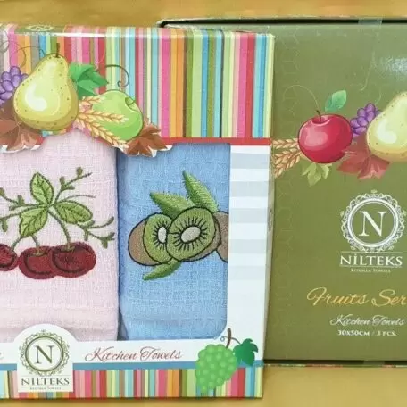 Набор кухонных полотенец Nilteks 35 (3шт) 40×60 cm Набор кухонных полотенец Nilteks 35 (3шт) 40×60 cm