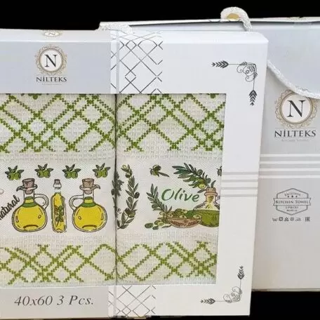 Набор кухонных полотенец Nilteks 28 (3шт) 40×60 cm Набор кухонных полотенец Nilteks 28 (3шт) 40×60 cm