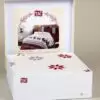 Комплект постельного белья ТАС Flanel “Snow White” V01 евро - Фото 2 Комплект постельного белья ТАС Flanel “Snow White” V01 евро - Фото 2