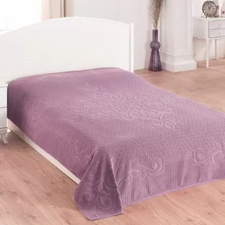 Махровая простынь GULCAN “Lila” 200х220