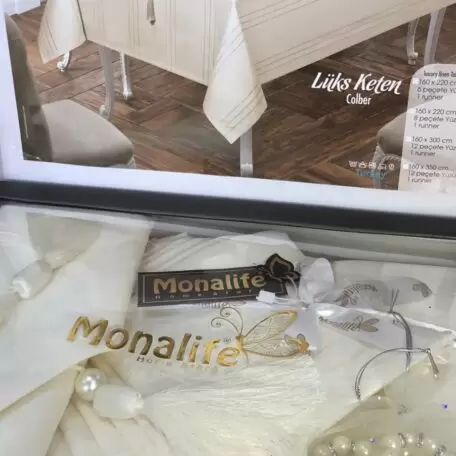 Скатерть “Monalife” + runner + 8 serviette