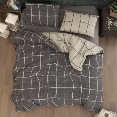 Комплект постельного белья First Choice Фланель Adonis “Brown”