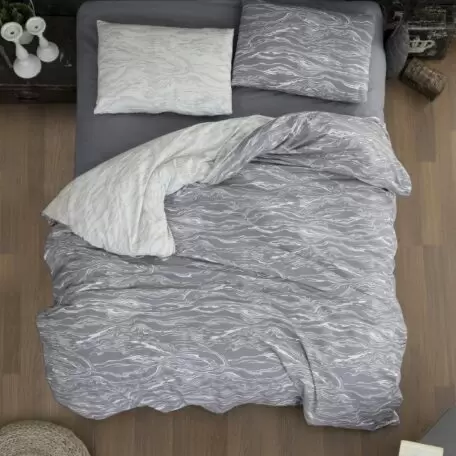 Комплект постельного белья First Choice Фланель Larnell “Grey”