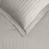 Постельное белье Satin Stripe Platin Gri - Фото 2