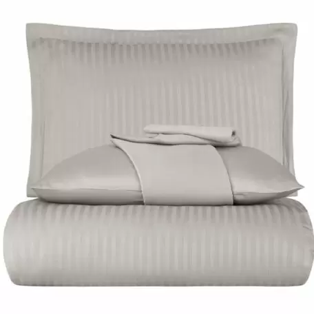 Постельное белье Satin Stripe Platin Gri