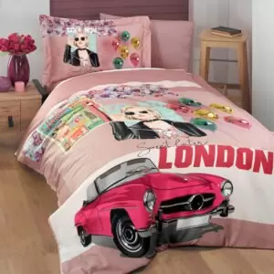 Комплект постельного бельё подростковый FirstChoise 3D Satin “London”