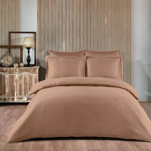 Постельное белье Satin Stripe Kapuccino