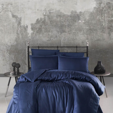Комплект постельного белья ECOSSE “Lacivert Dark Blue” Комплект постельного белья ECOSSE “Lacivert Dark Blue”