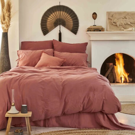 Комплект постельного белья Karaca Home “4 Element Hava Ates terracota” Комплект постельного белья Karaca Home “4 Element Hava Ates terracota”