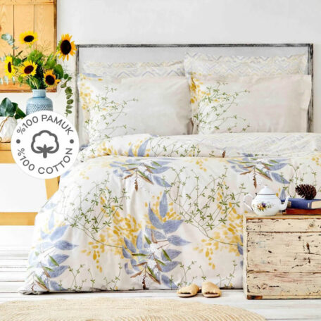 Комплект постельного белья Karaca Home “Clarinda indigo”