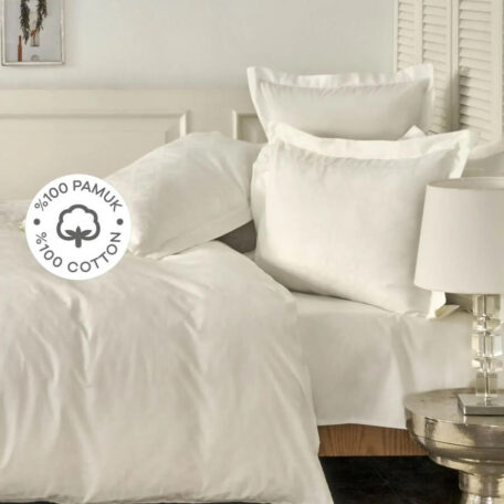 Комплект постельного белья Karaca Home “White Colletion Santino”