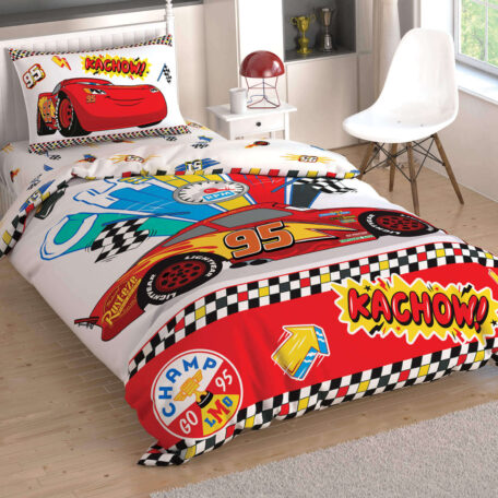 Комплект постельного белья ТАС Disney “Cars Kachow” Комплект постельного белья ТАС Disney “Cars Kachow”