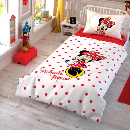Комплект постельного белья ТАС Disney “Minnie Mouse Cek” Комплект постельного белья ТАС Disney “Minnie Mouse Cek”
