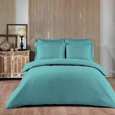 Постельное белье Satin Stripe Turkuaz Постельное белье Satin Stripe Turkuaz